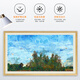 OWNEW álbum de fotos electrónico inteligente boe pantalla de pintura papel pantalla de protección para los ojos marco de fotos electrónico imagen colgante pantalla HD mural decorativo aplicación para teléfono móvil computadora transferencia de fotos remota teca de 43 pulgadas con suspensión giratoria