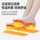 AUX (AUX) fully automatic kneading massage cushion full-body lying mattress cushion massager chair multifunctional cervical massager shoulder neck waist back legs birthday gift for women and men Chinese Valentine's Day gift for Zunyao brown leather gift box [96 head massage + electric waist support + 4-fold massage for legs and feet]