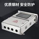 Stainless steel distribution box upper and lower door metering box household photovoltaic grid box outdoor waterproof box three-phase meter box 400*650*180