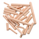 Jinggong national standard round wood tenon, twill, straight grain, cork, wooden rod, wooden nail, wooden figurine, furniture connecting piece, wooden pin 8*40 (100 pieces)