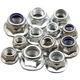 
Kezhitu custom iron galvanized/304 stainless steel hexagonal metal flange anti-loosening nut locking nut GB6183GB6187 nylon flange GB6183