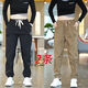 
Chaoxiden summer thin men's loose trousers new Korean version Harun sports versatile casual pants men's khaki [single-piece] M Recommended 80-100Jin [Jin equals 0.5 kg]