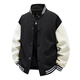 Jeanswest Jacke Herren Frühlings- und Herbstjacke Casual Tops Mode und vielseitige Farbpassungstrends für Schüler, einfach und komfortabel, Yuanyuan Clothing-9901 White M (Empfohlene 100-120 Jin [Jin gleich 0,5 kg]))