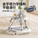 Qiaolexiong Walker Ofeed Legs Baby Trolley Baby Walker Baby Kids Многофункциональный стартовый автомобиль Современная модель серого класса [Din Plate]