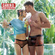 
Couple underwear lace ice silk sexy men's mesh summer women's confusion transparent large size quick drying Kabaili 6189 women's model M