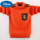 Disney Children's Cardigan Boy Pullover Pullover 2025 Herbst und Winter Neuem Stil Dicked Plüsch mittelgroß