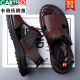 CARTELO Casual Leather Sandals Men's 2025 Summer New Thick Solemn Rich Beach Shoes Lightweight Comfortable Roman Sandals CLP6189 Brown 41