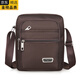 Gioio Deutsch importiert Qualitätsbeutel Casual Umhängetasche Oxford Stoff kleiner Rucksack Herrenbeutel Casual Crossbody Bag Canvas [Y3519 verbessertes Version]+[Six-Pull Brown]