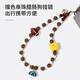 toutou女士钱包牛仔腊肠狗卡包多功能钱包可爱手拿包生日礼物 牛仔蓝