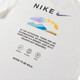 Nike (Nike) Offizielles T-Shirt für Männer, neue Sommersportnacken-Basketball-Trikot, lässige und vielseitige weiße, atmungsaktive Kurzärmele, HF6172-133/Weiß L 175 Vorschlag 130-150jin [Jin gleich 0,5 kg]