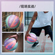 Spalding (SPALDING) basketball girls' special pink fancy student sends girlfriends outdoor competition wear-resistant No. 7 6 training blue ball slippers [pink sweet and cute macaron] 76-897Y (send all No. 7 basketball (standard ball)
