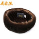 Ma Juyuan's new mink fur women's hat, men's hat, middle-aged and elderly hat, warm ear protection hat for the elderly, free hat for the elderly, Ahai L boutique women's hat brown 56cm