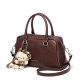 
Cnoles bag women's 2025 new bowling bag one-shoulder luxury high-end crossbody bag birthday gift for girlfriend brown - new Mother's Day gift for wife