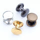 He Jiagong DIY metal copper double-sided rivets, mother-and-daughter nails, pop-up nails, rivets, ding decoration, leather bags, shoes and hat accessories, buttons, silver 100 sets, 6mm can be riveted up to 3mm thick + tools
