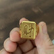 Chuxiao ring, men's style, grand and wealthy, with the word 