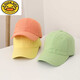 G.DUCKKIDS solid color light plate children's duck cap spring and autumn pure cotton baby baseball cap for boys and girls, versatile and fashionable sun protection, off-white, recommended for 2-7 years old, adjustable hat circumference 49-53cm