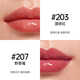Ella habló sobre el lápiz labial hidratante y el espejo de luz de color de color de Taashee #203 #EX02 Ebony Sandalwood