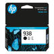 惠普（HP） 938原装黑色墨盒 适用于hp OJ9110b 9120 9130 9720 9730打印机墨盒 938黑色（约1250页）