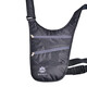 Daihuo travel close-fitting waist bag anti-theft passport certificate universal ultra-thin invisible armpit single shoulder crossbody bag running sports fashion black