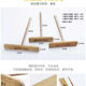 Raft core bamboo dragonfly pancake artifact household tools fried grain cake scraper egg cake rake stand combination set 13cm rake/14cm bamboo scraper/wool brush