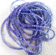 Chili natural tanzanite bracelet necklace raw stone bare stone tanzanite sapphire bracelet loose bead accessories no dyeing no baking color 3-3.5mm three circles