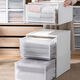 
Pupan drawer shoe storage box clothes storage box plastic storage cabinet transparent storage box shoe box 9227 depth 43.8 width 34 height 19 three combinations of packages - super value