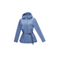 Kolon Sportkolon Sport Commentaire Couleur solide extérieur sport décontracté veste à capuche à capuche pour femmes taupe gr m