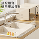 Beautiful Morning Cartoon Sink Water Block Kitchen Household Pool Anti-splash Water Magic Tool Wash Basin Countertop Water Block Water Block Little Pumpkin Holds a Conference-Acrylic Water Block Water Block Length 50cm Height 30cm Base 50*5cm