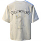 Kurashi Ichiki T-shirt à manches courtes pour hommes Summer Vêtements minces de cou rond décontracté 2025 Nouveaux t-shirts à demi-manche brodés Men White_ [HJ6630] L_ Convient pour 115-130jin [Jin est égal à 0,5 kg]
