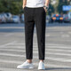 Specht gebrochene Größe 2025 Khaki Cropped Hosen Herren Sommer Slim Ice Draht gerade Draht All-Match Dünne Hosen Herrener neuer Stil Khaki-y9905 28