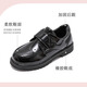 Yushangzhenpin children's leather shoes, boys' leather shoes, summer 2025 new Korean style British style black soft-soled student campus performance shoes, picture size 36, inner length 22.6cm