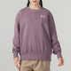 Under Armour Offizielle Website Frauenkleidung 2025 Sommer Neues Fleece Warm Sportswear Lose Training rundes Nacken-Sweatshirt Casual Pullover 1379475-500 S 160/80A