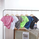 Pig Banner Children's Summer Sports T-shirt à manches courtes pour garçons et filles à séchage