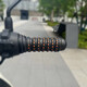 Shantou Lincun bicycle handlebar cover for motorcycle riders, electric car cover with anti-slip sweat-absorbent protective hand glue modification, two-color black and orange-anti-slip handlebar wrap, 1 pair