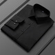 CEO Yageo Spring and Summer New Popular Business Casual Men's Long Sleeve Shirt High-quality Anti-Wrinkle Multi-Color Shirt Men's Open 6636 M 185c45-210-220Jin[Jin equals 0.5 kg]