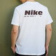 Nike (NIKE) short-sleeved T-shirt 2025 summer new HYVERSE DRI-FIT men's quick-drying half-sleeved round neck top White/burgundy/silver HV4882-100 quick-drying S