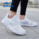 Hongxing Erke Men's Chaussures 2025 Nouveau été des chaussures de course respirantes en maille pour hommes Soft Soft Soft Soft White Casual Chores Erkebai (Mesh Four Seasons) 3291 40