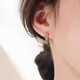 DL 1998 18k gold rose gold earrings outlet discount store removed from the cabinet 18K gold earrings outl rose gold earrings