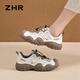 ZHR Wanderschuhe für Frauen lässig Outdoor Sports Lightweight Creek Tracking Schuhe für Frauen vielseitige Spleißen Frauenschuhe G683 Rice Brown 40