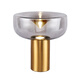 Modern light luxury desk lamp Nordic simple designer bedroom bedside lamp glass creative high-sensory living room light gray M1098 light gray style button switch