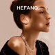 HEFANG He Fang Jewelry Starburst Earrings Elegant Simple Earrings Women's High-end Birthday Gift for Girlfriend