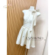 Vestido sin mangas de niña caliente y sexy de Mileqi con una cintura de niña rica y se ve delgada y nicho de temperamento Halter Neck A-Line Skirt A Dress [Pure Sexy] m [Sugerir 95-105Jin [Jin equivale a 0.5 kg]]