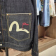 EVISU2025年春夏款男士休闲牛仔夹克外套2ESHTM5DJ1047XXDN 牛仔蓝 S