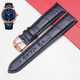Tianwang Original Leder Uhrengurt 3874/51154/5914/3886/5844 Frauenarmband Männer braun 20 schwarze silberne Schnallen 20mm