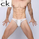 
CEOK Men's hot sexy underwear Lace transparent thong Men's passionate tempting sexy underwear T-pants White One size M