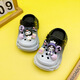 HUALIN Fashion Summer Nuevos zapatos de dibujos animados para niños y niñas Sandalias sin deslizamiento suave, color de gradiente en blanco y negro [kulomi de tapa de botella] [606 24-25