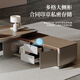 Zhongsheng Office Furniture New Light Luxury High-end President's Desk Boss's Desk E0 Class Environmentally Friendly Boss's Desk Chairman's Desk and Chair Combination 2.6m Boss's Desk + 3.0m File Cabinet