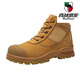 Western Region Camel (Vancamel) Vier-Saison Neue Qualitäts-Kuhlatten-Arbeitsschutzschuhe für Männer Anti-Smash, Anti-PUNKTURE, WASHERFORTE UND Anti-Rutsch-Konstruktionsstandort Sicherheits-Stahl-Stahl-Schuhe Dunkelbraune Export Cowide High-Top-Stahlplatte bequem 42