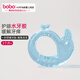 Bobo infant teether teether stick baby teether toy full soft silicone boilable chewable first-order whale baby-blue