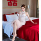 NOUVELLE ROBE DE MATINE CHINOIS DE ZIWEIQI LUMBRE LUMBRE LUMBRE LUMBRE SMELLEMENT Toast Cheongsam Style 687 L 687
